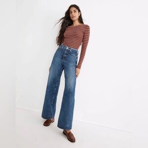 Madewell Blue Flare & Wide Leg Jeans